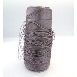 Unbranded Bright Silver Yarn Large Cone Weaving? Soft 460grs